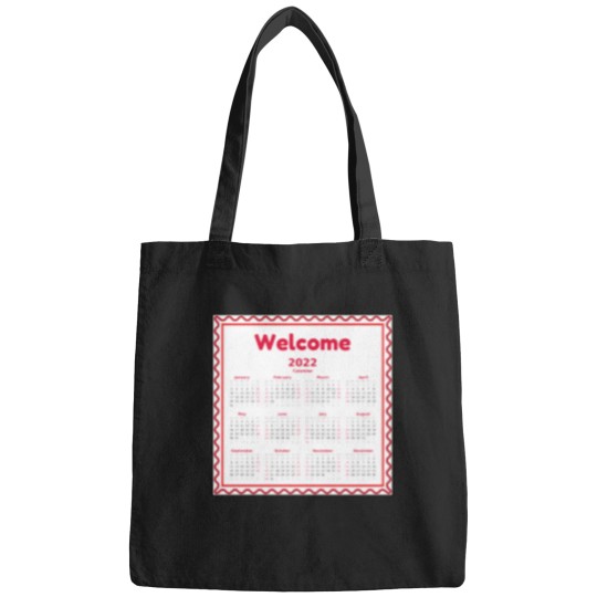 Discover WELCOME 2022 Calendar, Happy New Year, Bye 2021 Oversized Bags
