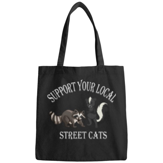 Discover Street catsracoonstreet cats Cycling Bicycle Funny Mountain Biking Bike And Brew For Men Women Bags