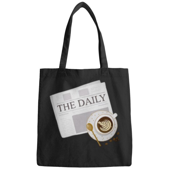 Discover Morning Bliss Newspaper &amp_ Coffee Delight Having Coffee, this morning, With her. Bags