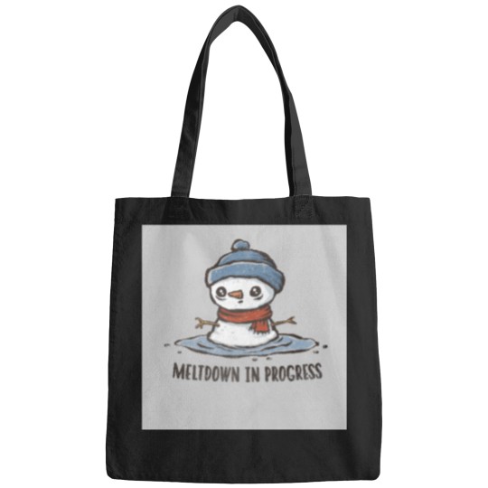 Discover Meltdown In Progress Master Baiter Funny Fishing Wild Boar Vector Zodiac Animal Bags