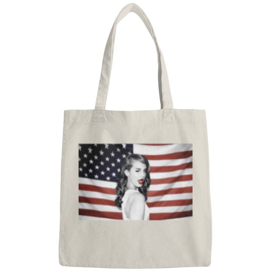 Discover Lana Del Rey American Flag Hipster Dope Mens Bags
