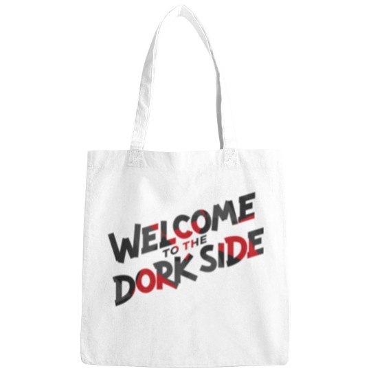 Discover Welcome to the Dork Side Geometric Bags