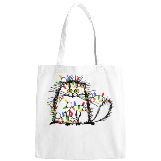 Discover Christmas Funny Cat Bags, Funny Cat Bags