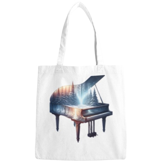 Discover Winter Melody A Piano that Resonates with Nature Active Bags
