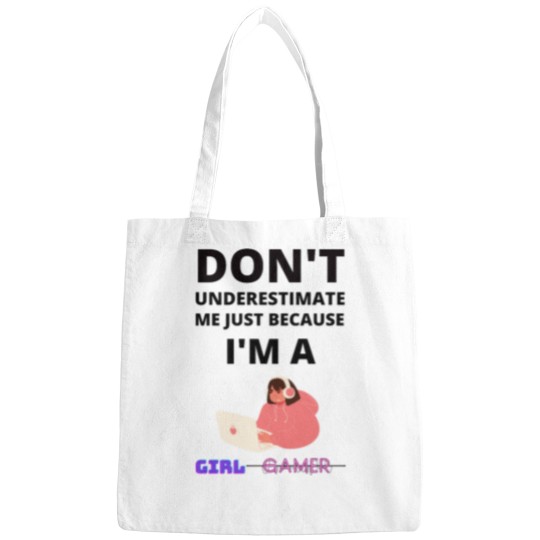 Discover yes im a gamer girl Bags
