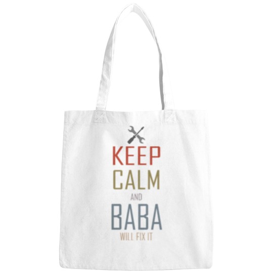 Discover Keep Calm And Baba Will Fix It Premium Bags