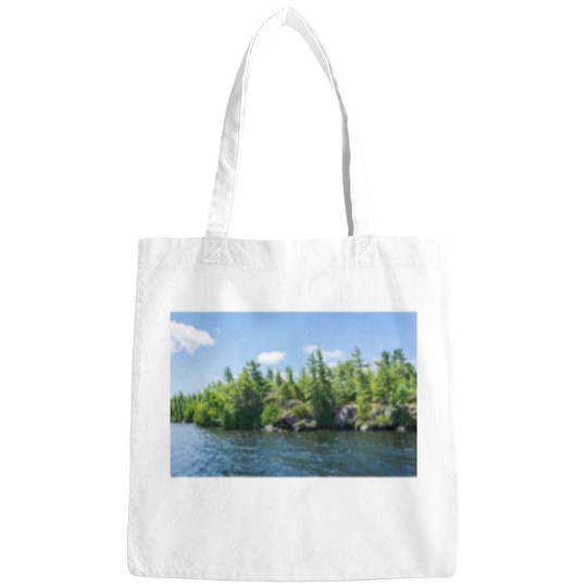 Discover Sunshiny Day Sail Up Norths - Georgian bays Canadian Landscapes Bags