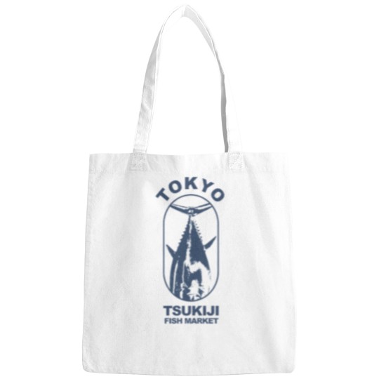 Discover Tsukiji Fish Market Tokyo Japan Bags