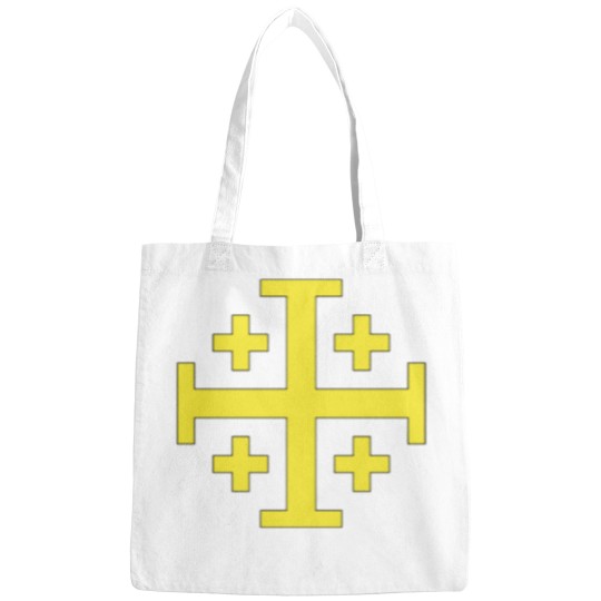 Discover Jerusalem - Crusader - Five-fold Crosss Gold Bags