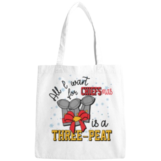 Discover All I Want for Chiefsmas is a Three-Peat Bags