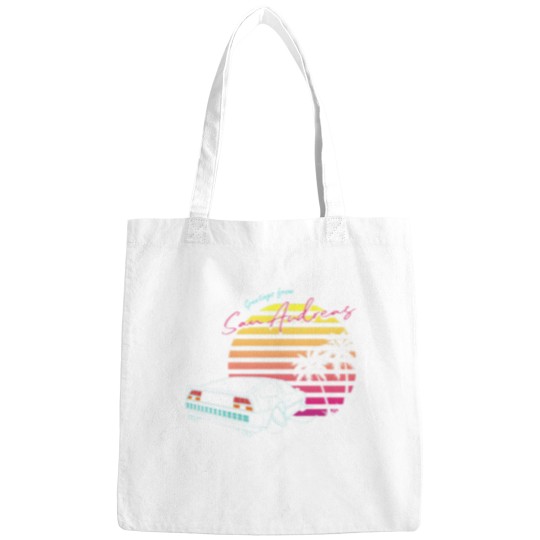 Discover Greetings from San Andreas Bags