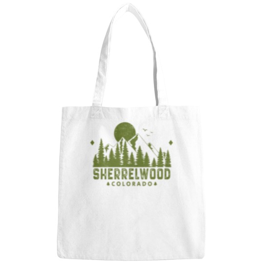 Discover Sherrelwood Colorado mountains Souvenir Bags