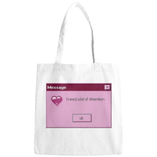 Discover I need Attention Premium Scoop Bags