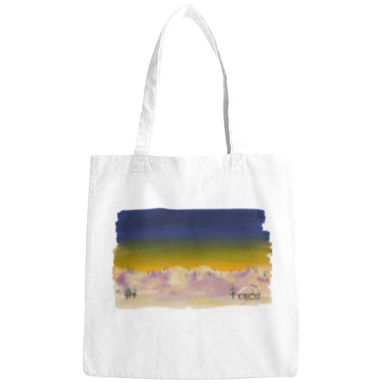 Discover Snowy mountainss at Twilight Bags