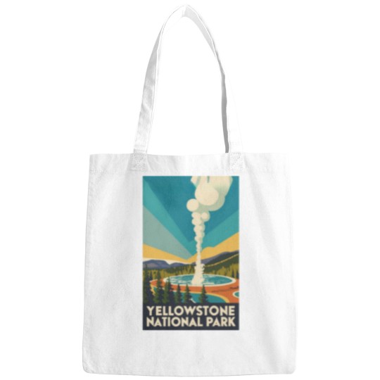 Discover A vintages Travel Art of the YStone National parks - Usss Bags