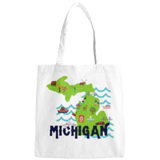 Discover Michigan The Great Lakes States Bags