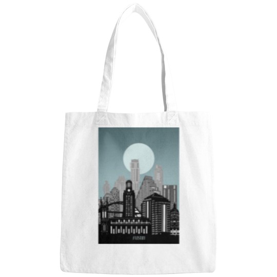 Discover austin skyline Bags