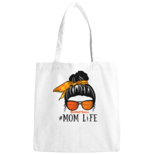 Discover Messy Bun Basketball Momlife Bags