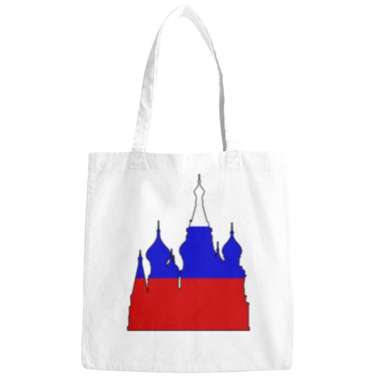Discover Russiass - Saint Basil's Cathedral (Flag) _010 Bags