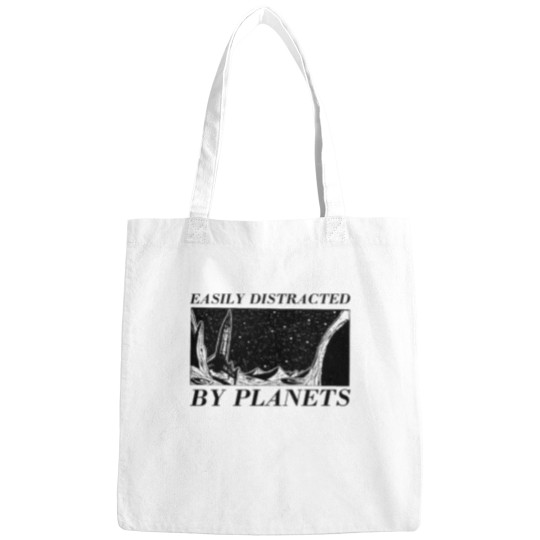 Discover Easily Distracted by Planets Bags