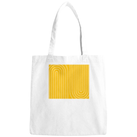 Discover Mid Centurys modern yellow arch Bags