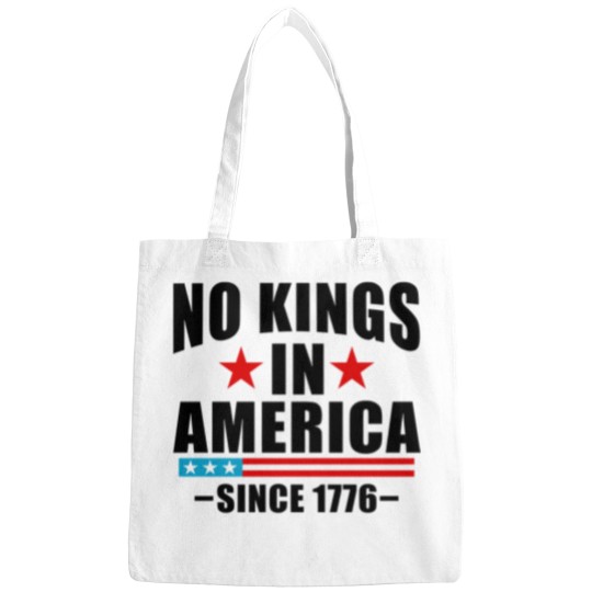 Discover No Kings in America Bags Anti-Trump, Protest Bags Democracy Bags Protest Gift for Anti-MAGA Patriotic Bags We The People No Kings In America