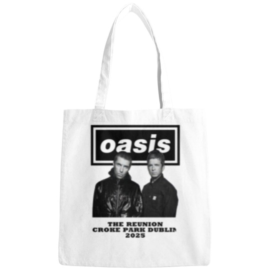 Discover Oasis Croke Park Dublin 2025 The Reunion graphic Bags