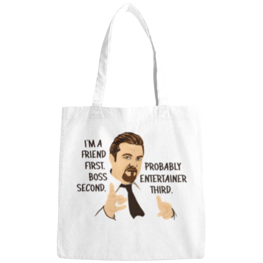 Discover David Brent - The Office Art Quote Bags