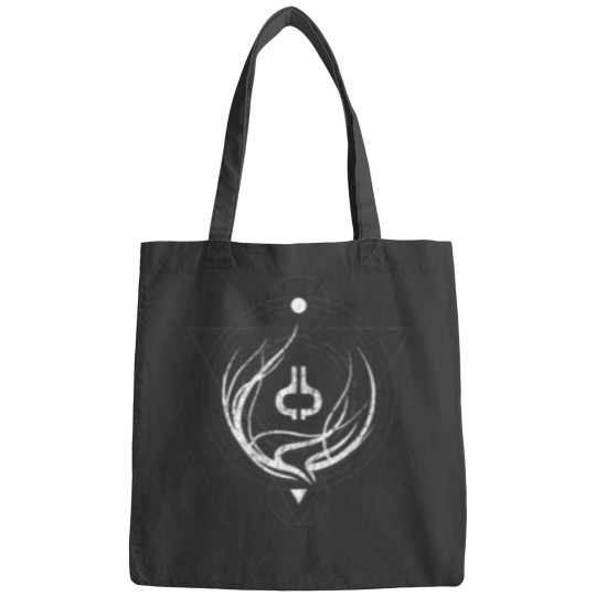 Discover Destiny 2 Root of Nightmares Raid White Logo Bags