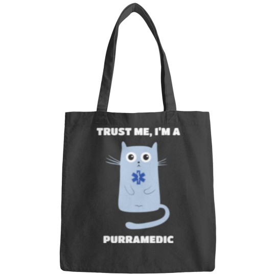 Discover Funny EMS EMT Paramedic Cat Bags
