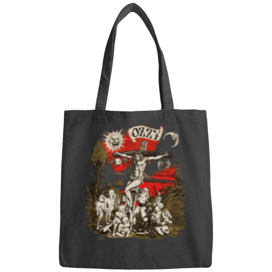 Discover Vintage 1991 Ozzy Osbourne Cross Graphic Bags