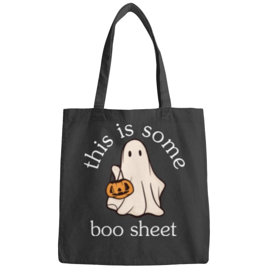 Discover Women's Halloween This Is Some Boo Sheet Floral Round Bags, Halloween Ghost Bags,Spooky Season,Spooky Vibes Bags,Spooky Boo Bags