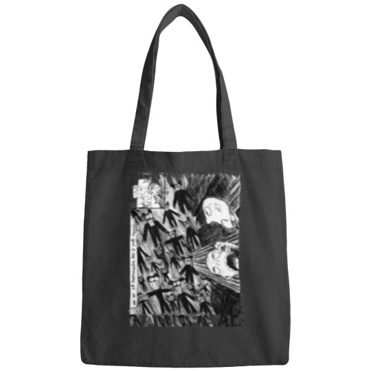 Discover Radiohead Scribble Grey Bags, A Rock Off  Bags