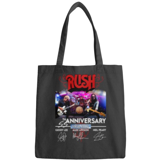 Discover 55 Years RUSH Band 1968-2023 Signatures Bags