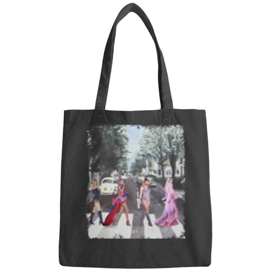 Discover The Girl Abbey Road Walk Bags, Graphic Western Country Music Bags