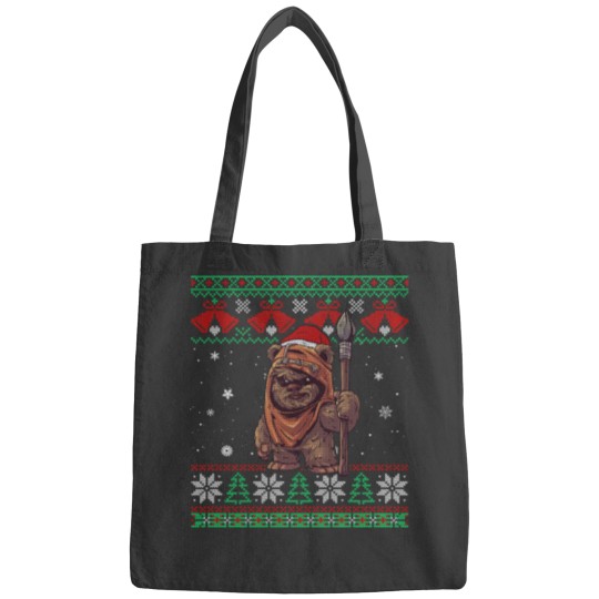 Discover Cute Santa Wicket Ewoks Endor Ugly Sweater Christmas Bags