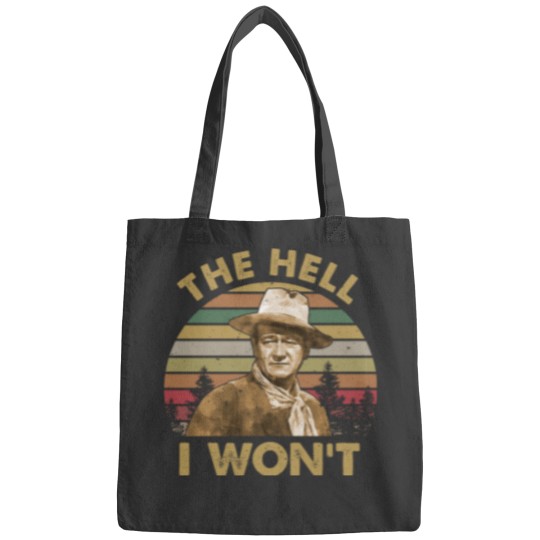 Discover John The Hell I Won't Vintage Bags, McLintock Bags, John Wayne Bags