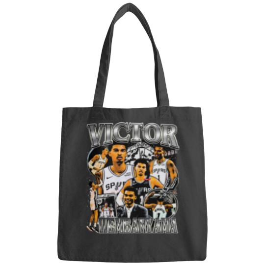 Discover Vintage 90s Graphic Style Victor Wembanyama Bags
