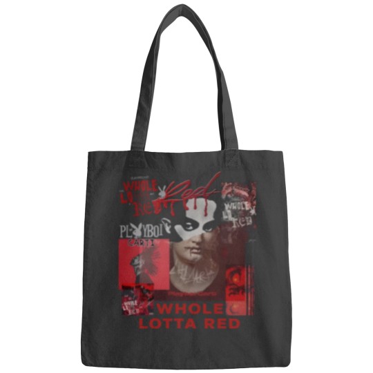 Discover Playboi Carti Whole Lotta Red Album 90s Rap Music Bags