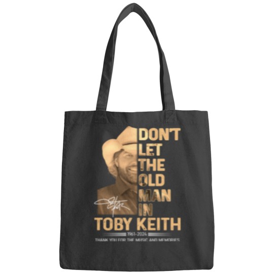 Discover Toby Keith memory black Bags