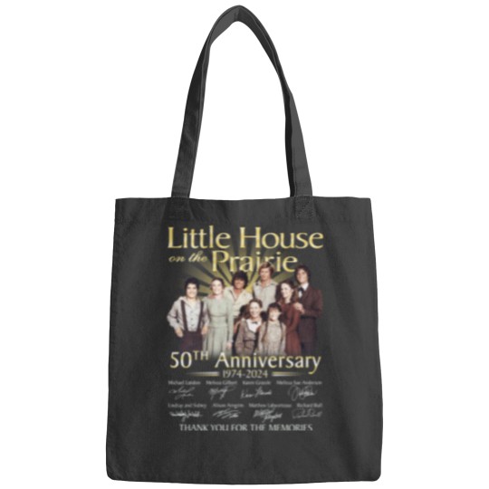 Discover Little House on The Prairie 50th Anniversary 1974-2024 Black Bags