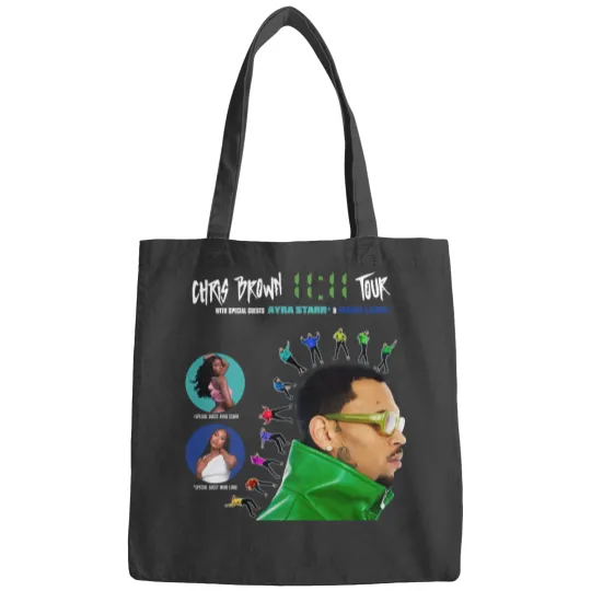 Discover Chris Brown 11:11 Tour 2024 Bags - Fan Merchandise