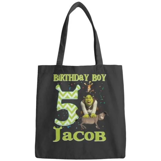 Discover Shrek Birthday Bags, Green Ogre Cartoon Custom Personalized Boy Girl Birthday Bags