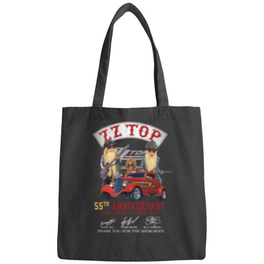 Discover ZZ Top 55th Anniversary Bags, ZZ Top Rock Band Bags