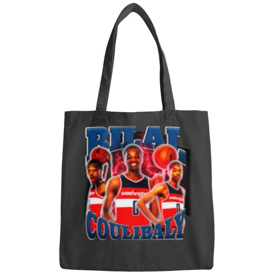 Discover Bilal Coulibaly Vintage  Retro 90's Bags Basketball Player Bilal Coulibaly Vintage Bags Bags Vintage Bootleg Basketball Bags Bags