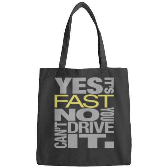 Discover Yes it's fast No you can't drive it Bags