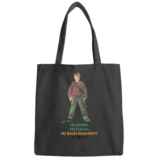 Discover Vintage 1991 home alone movie promo Bags