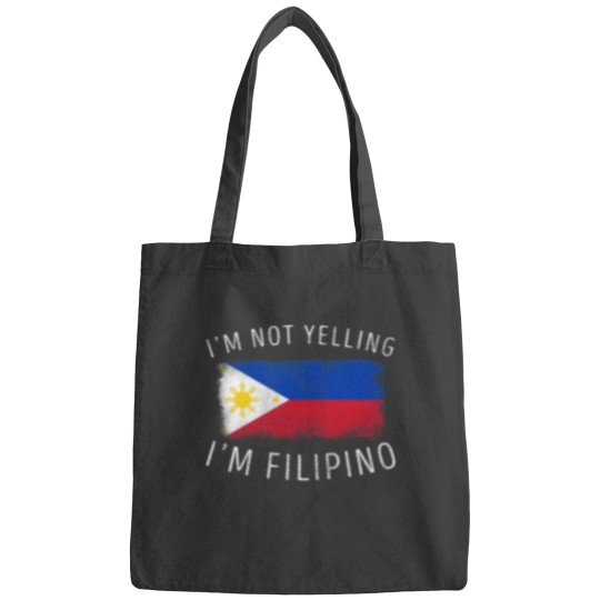 Discover I'm Not Yelling I'm Filipino Philippines Pride Design Bags