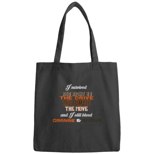 Discover I survived (Browns) Bags