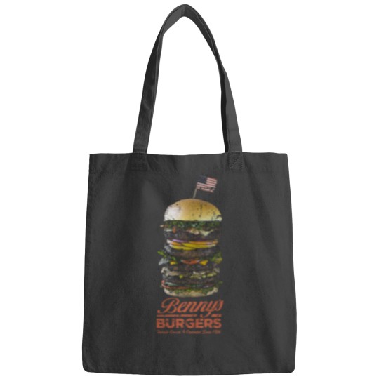 Discover Benny's Burgers vintages essentiel Bags